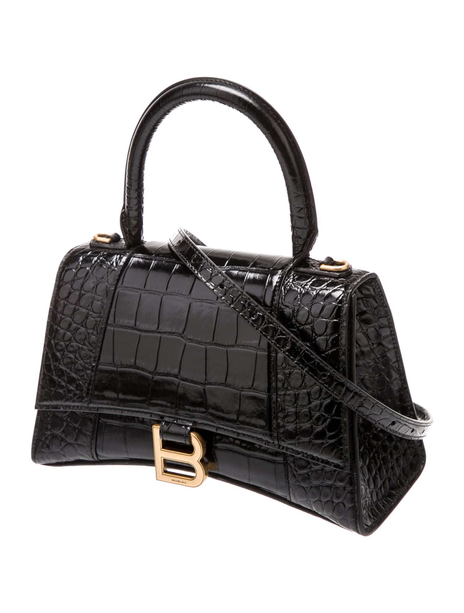 Balenciaga Embossed Leather Hourglass Small